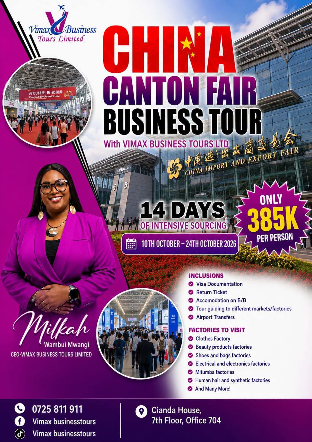 Vimax Business Tours – Latest China Trip